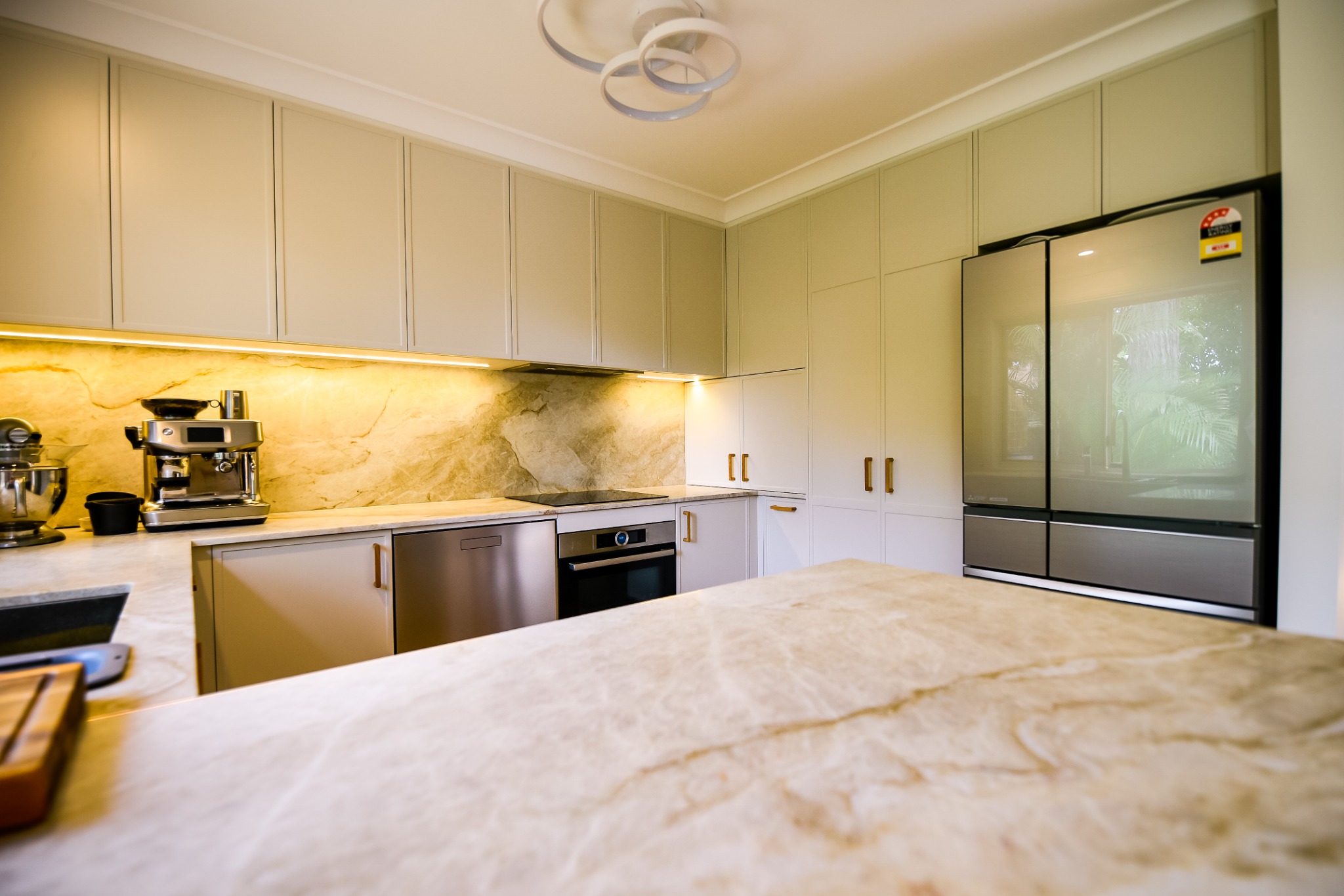 Warm Stone Kitchen bespoke kitchen